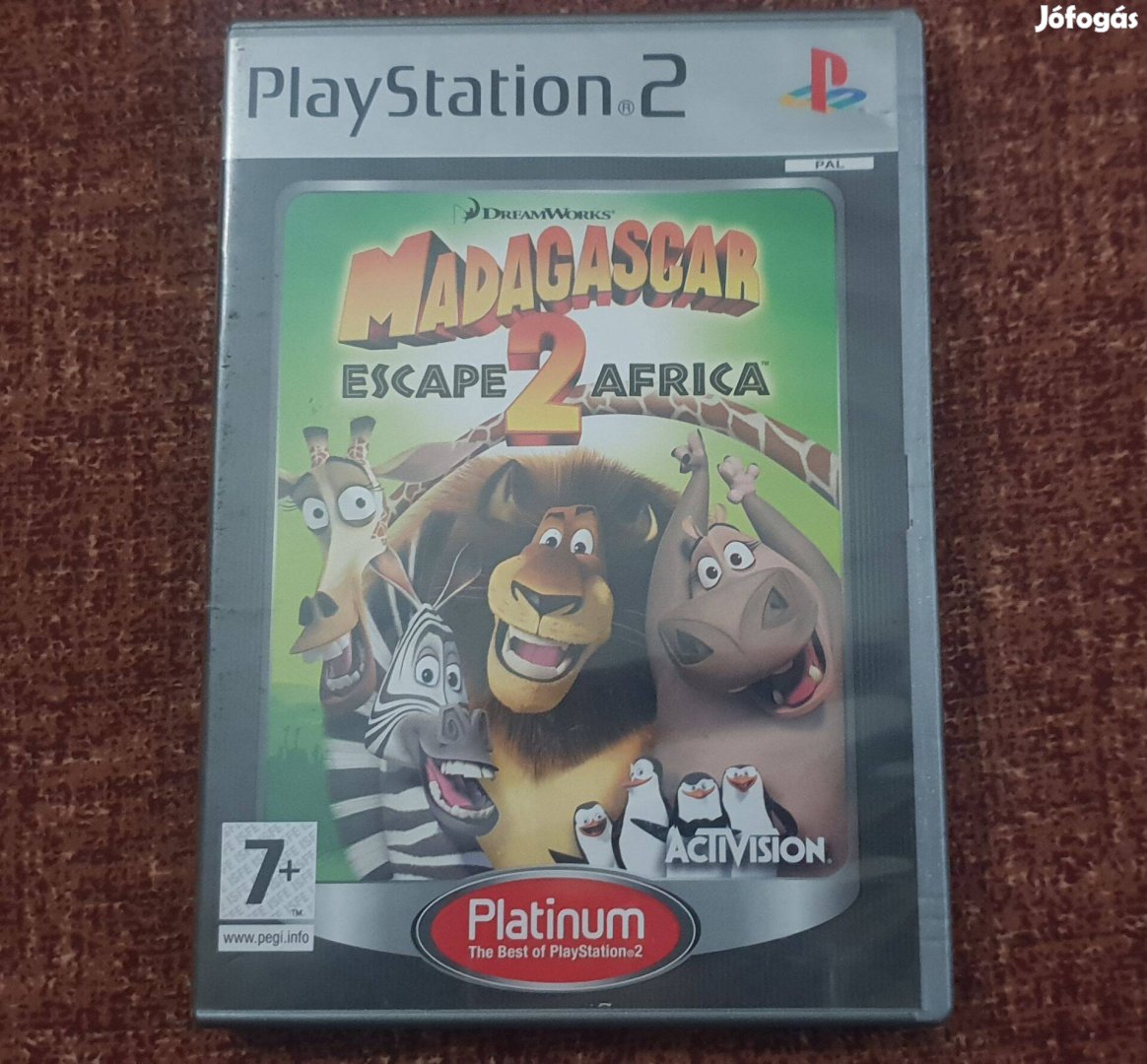 Madagascar 2 - Playstation 2 eredeti lemez ( 4000 Ft )