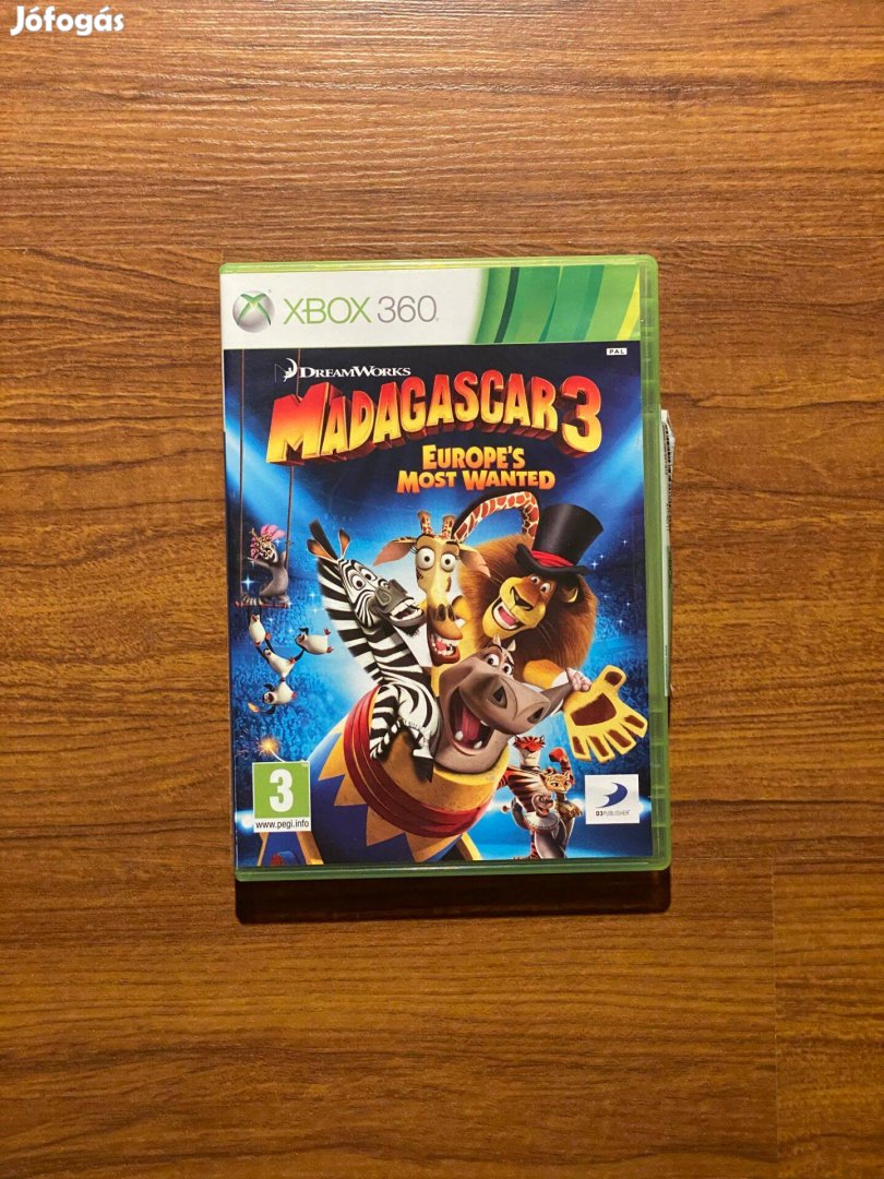 Madagascar 3 Europes Most Wanted Xbox 360 játék