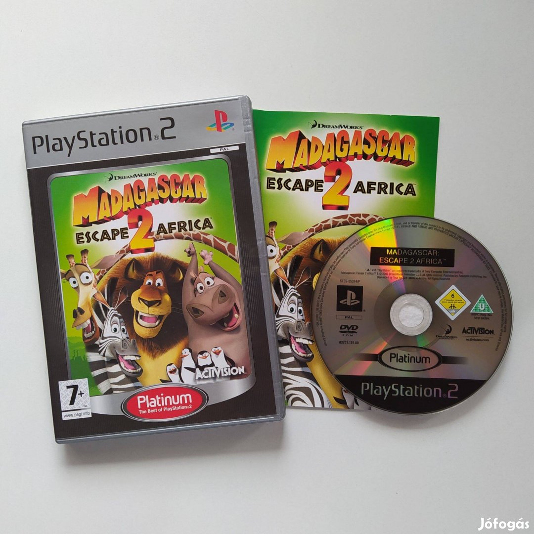 Madagascar Escape 2 Africa PS2 Playstation 2