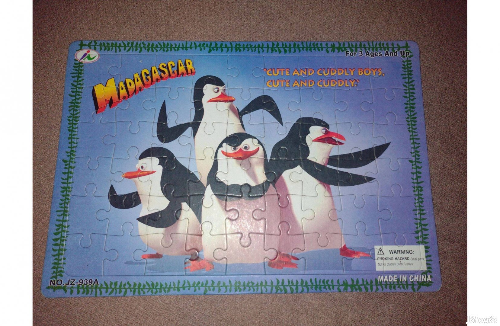 Madagascar gyerek kirakó puzzle 1