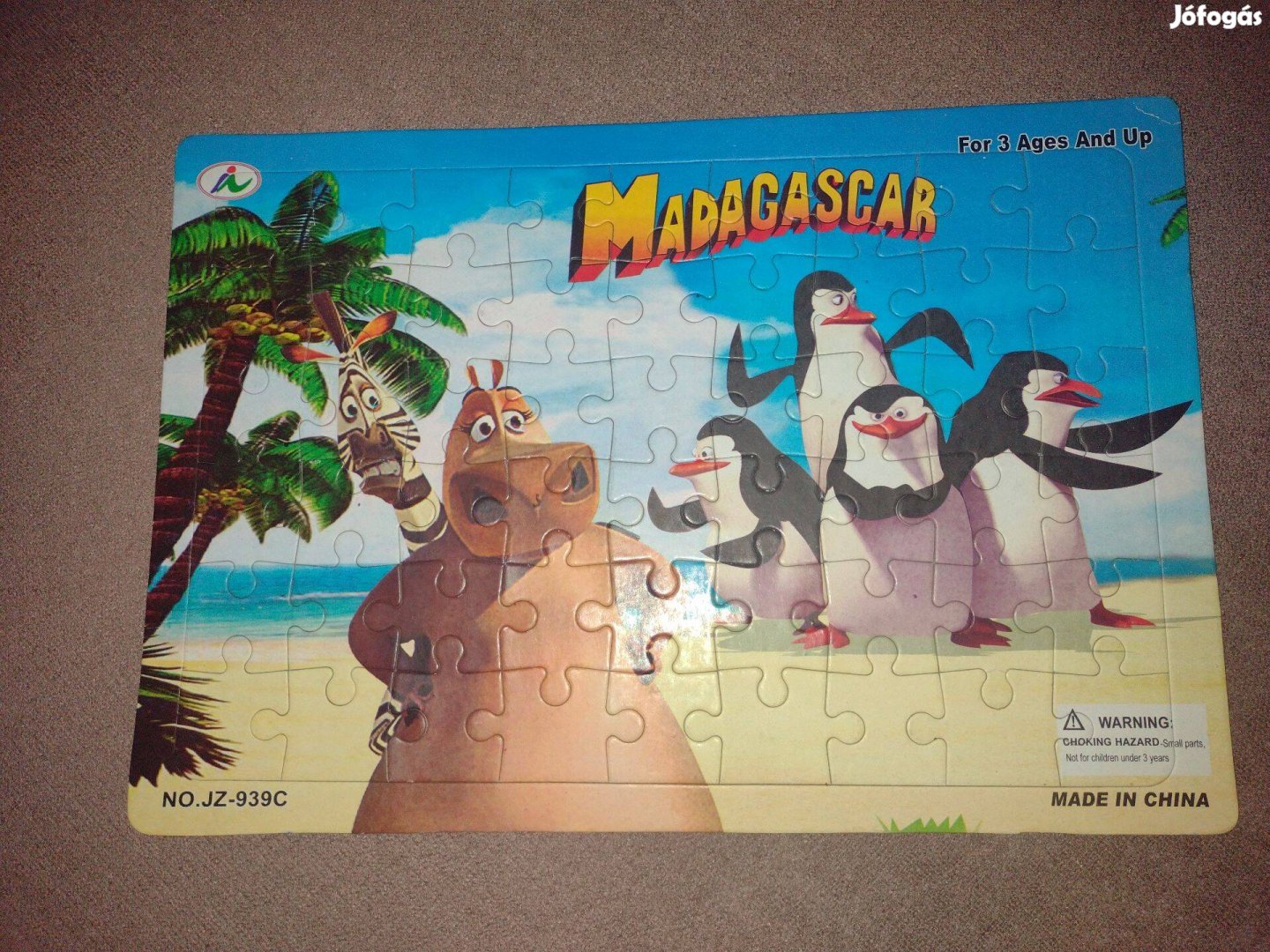 Madagascar gyerek kirakó puzzle 2
