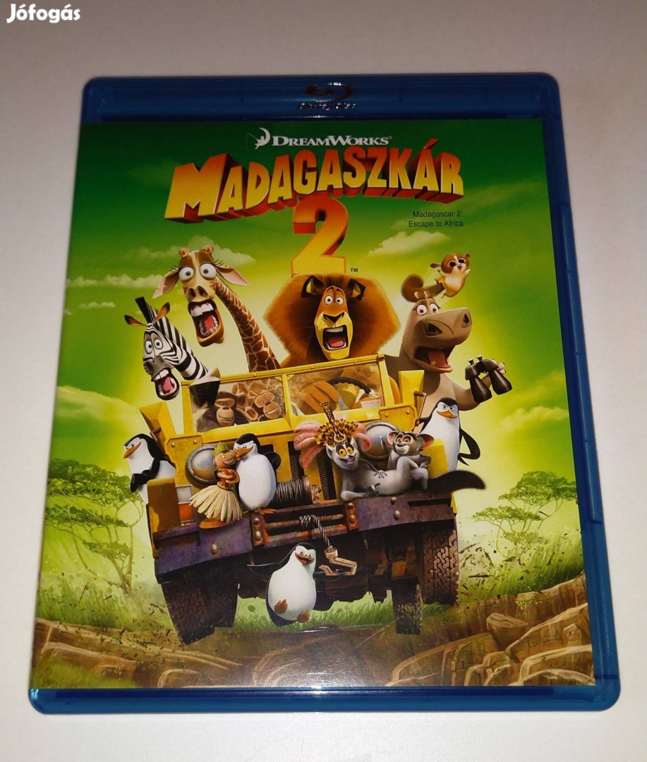 Madagaszkár 2. Animációs Blu-ray Film - Szinkronos!