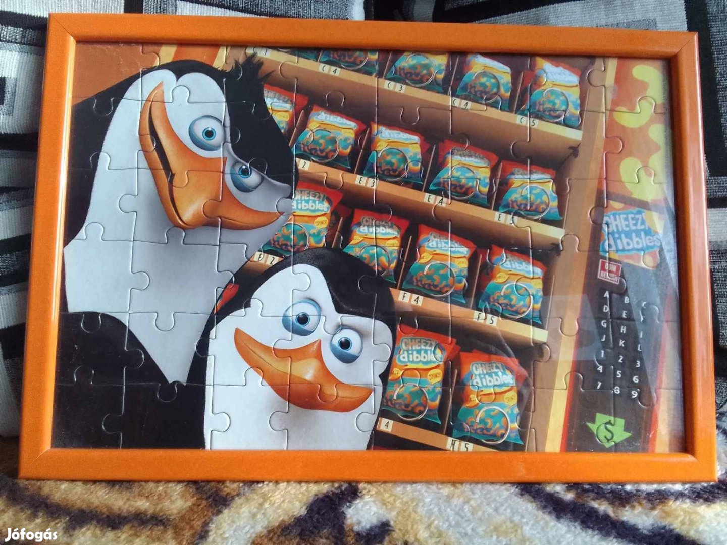 Madagaszkár Pingvinjei Puzzle Kép 35 cm x 24 cm