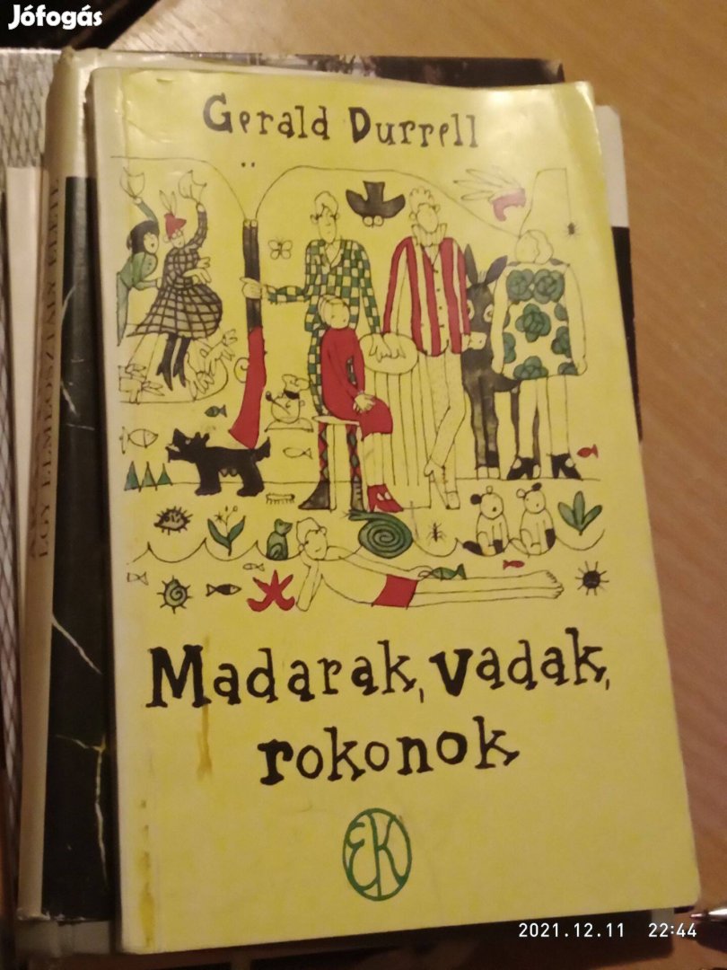 Madarak, vadak, rokonok Gerald Durrell 5000ft óbuda