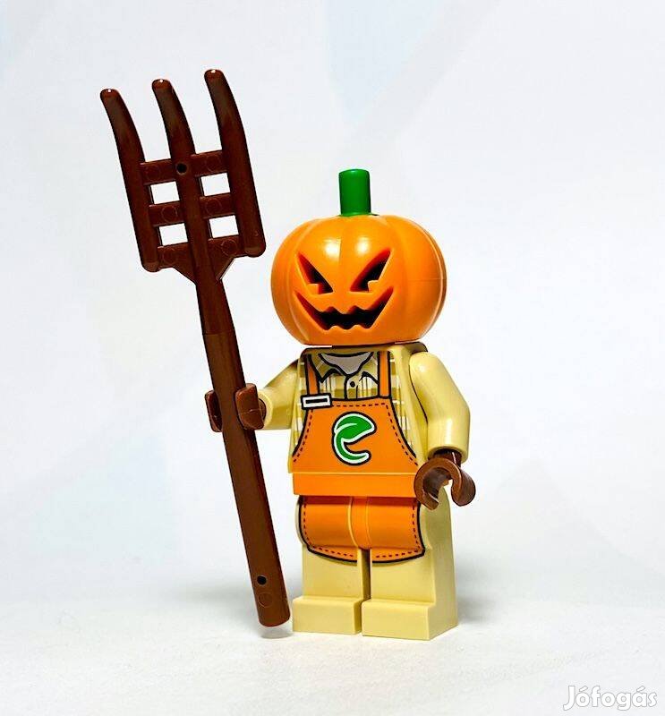 Madárijesztő Eredeti LEGO egyedi minifigura - Halloween Töklámpás - Új