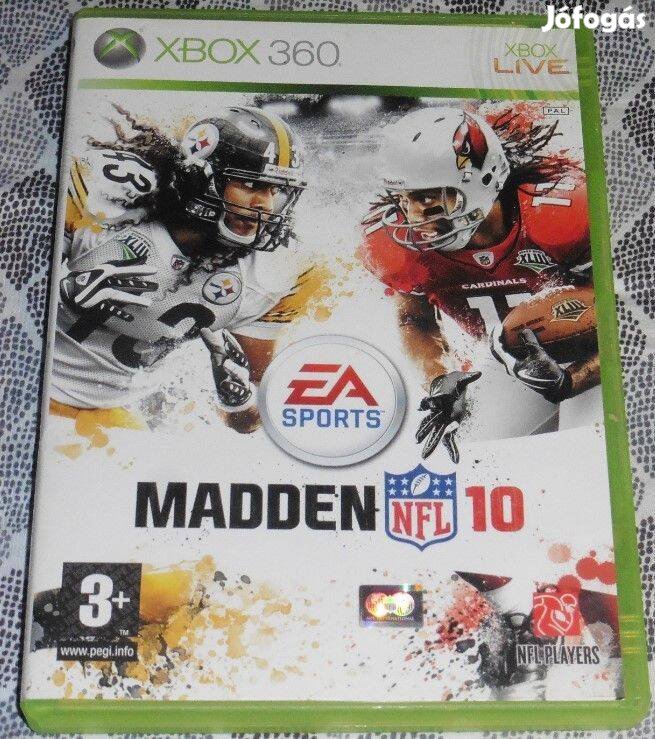 Madden NFL 10 (Amerikai foci) Gyári Xbox 360 Játék Akár Féláron