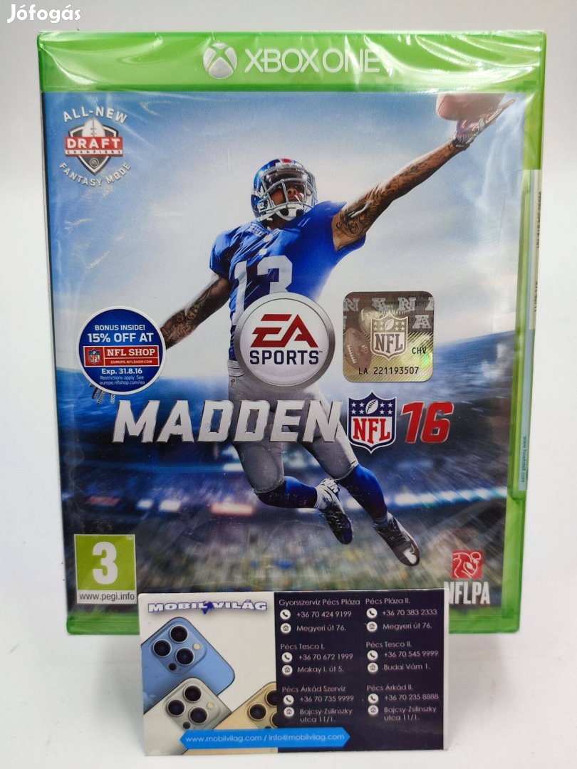 Madden NFL 16 Xbox One Garanciával #konzl1904