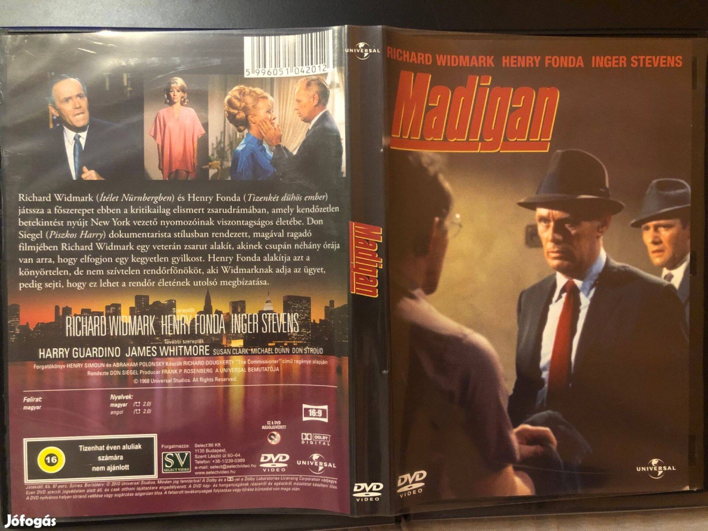 Madigan (karcmentes, Henry Fonda) DVD