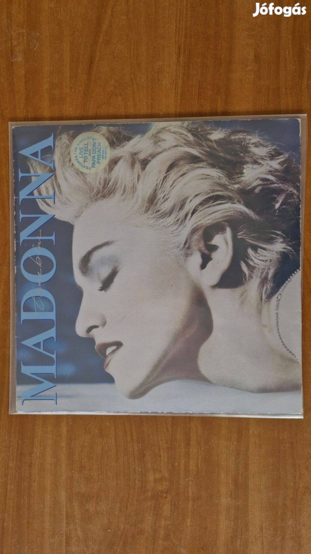 Madonna True Blue bakelit lemez, LP. Vinyl