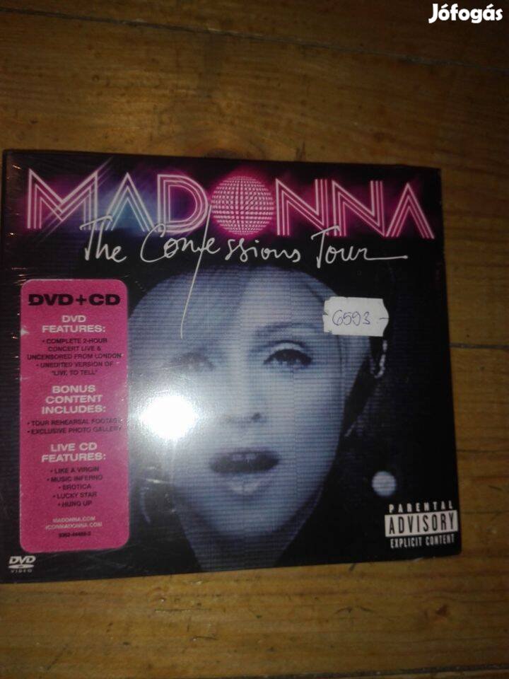 Madonna: The confenssions Tour 2007 CD + DVD Fóliás!!