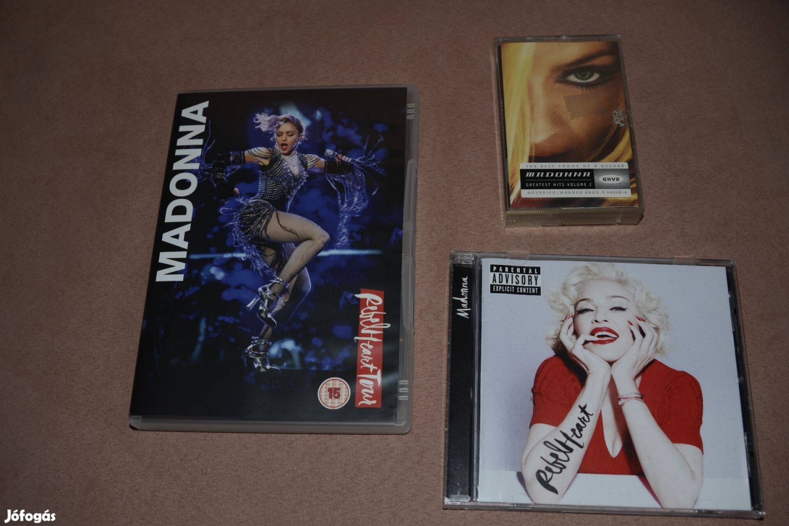 Madonna - Rebel Heart DVD, CD, Magnókazetta