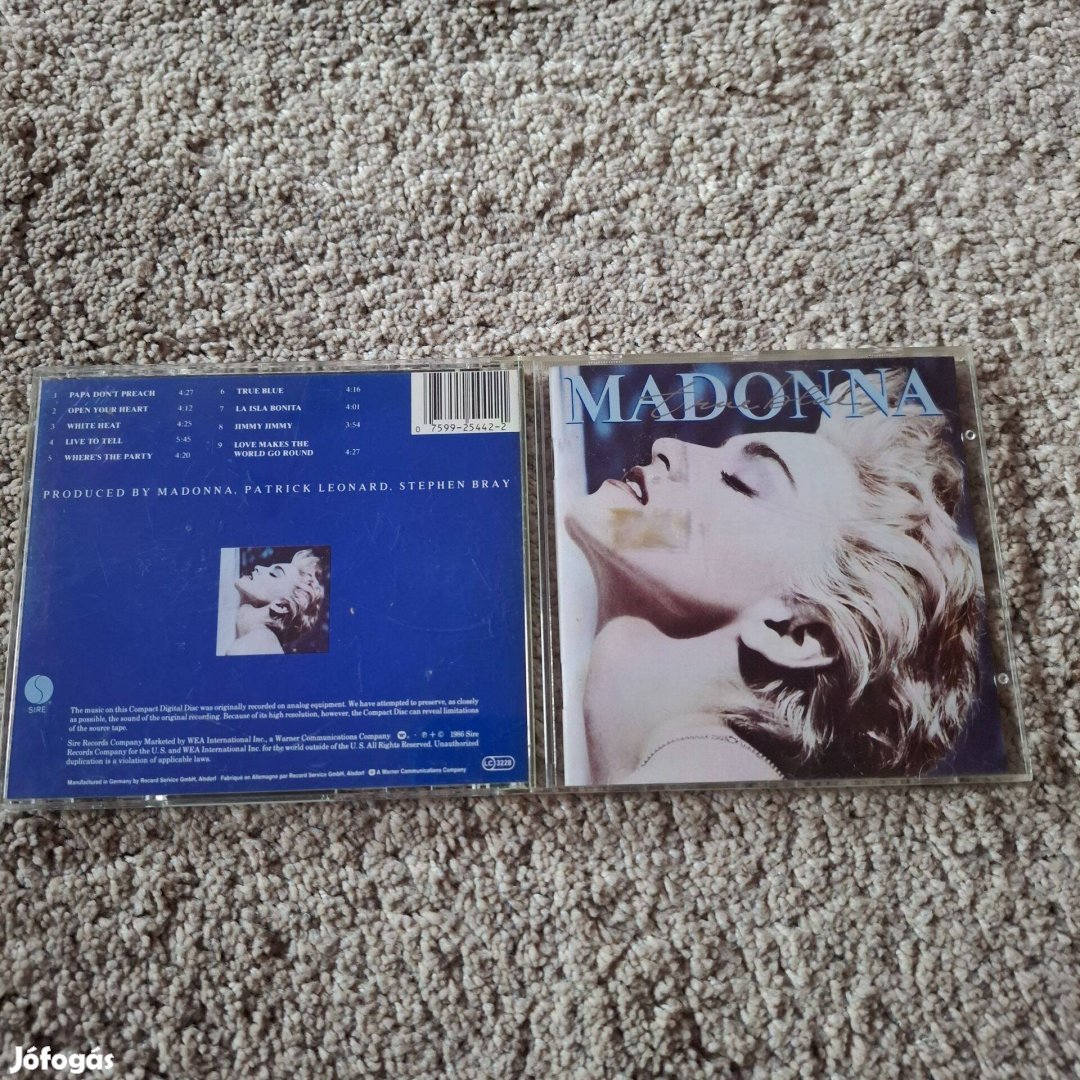 Madonna - True Blue Cd