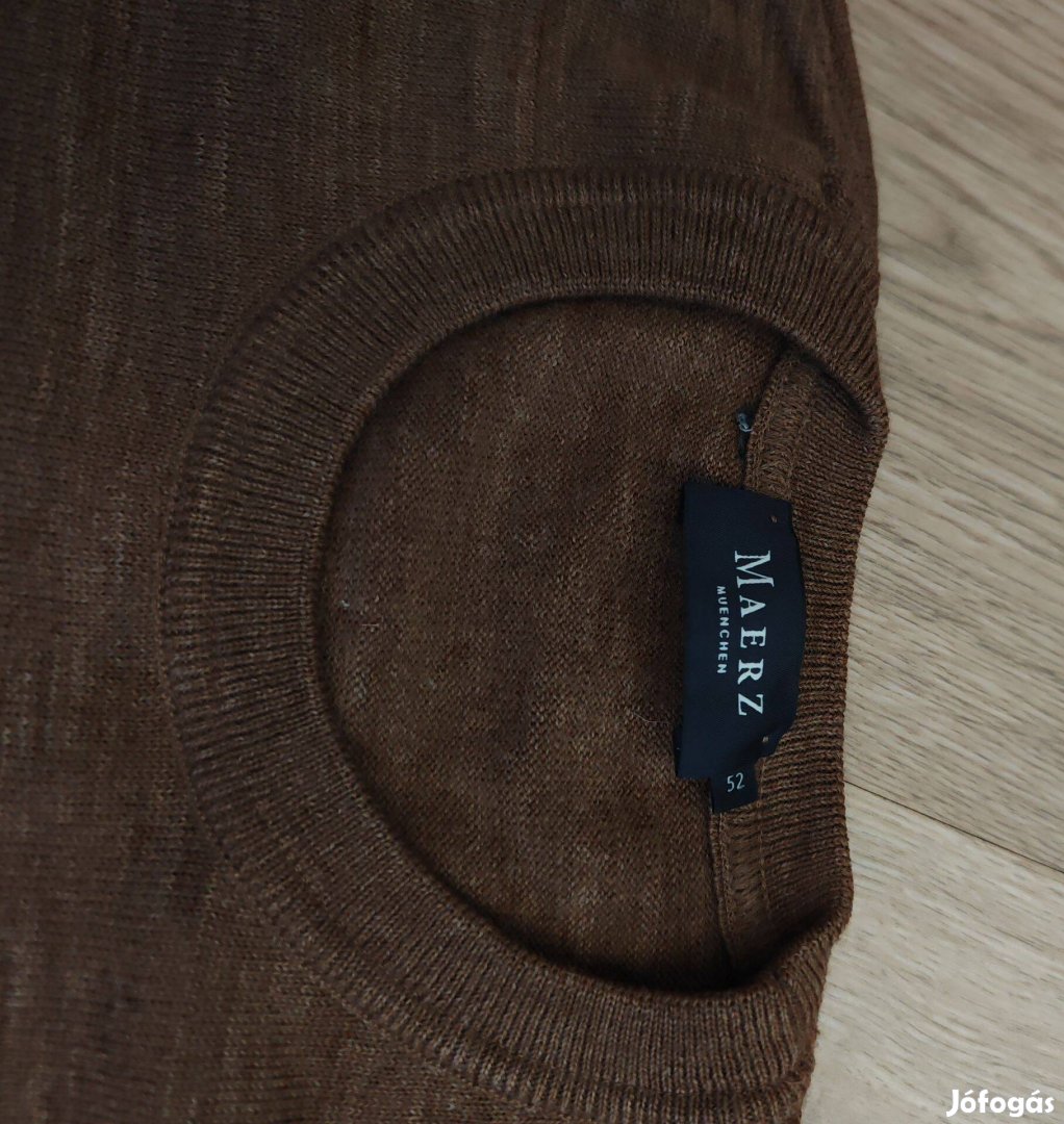 Maerz merinoi gyapju férfi pulóver XL