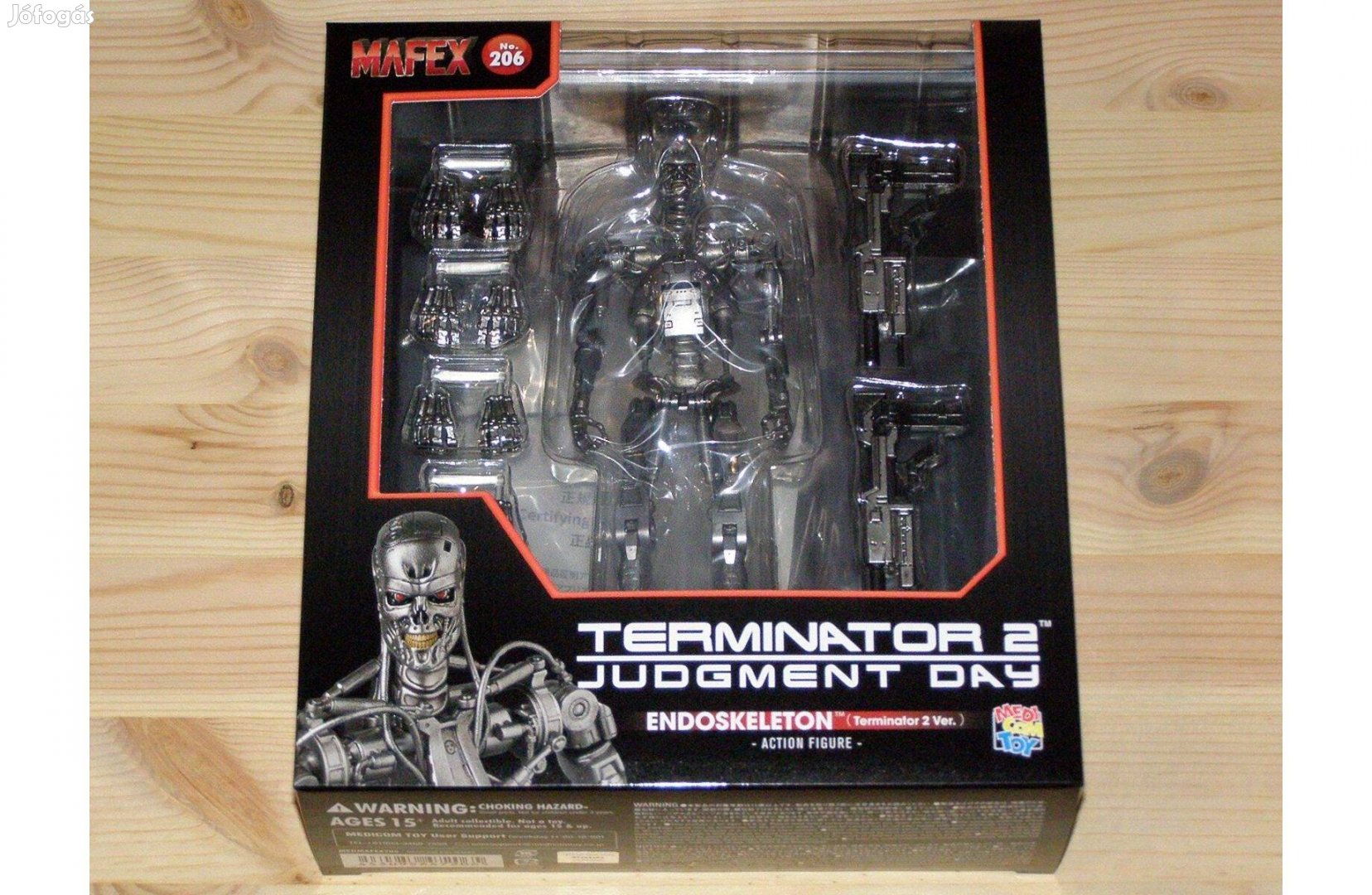 Mafex 15 cm (6 inch) T-800 Endoskeleton (Terminator 2) figura