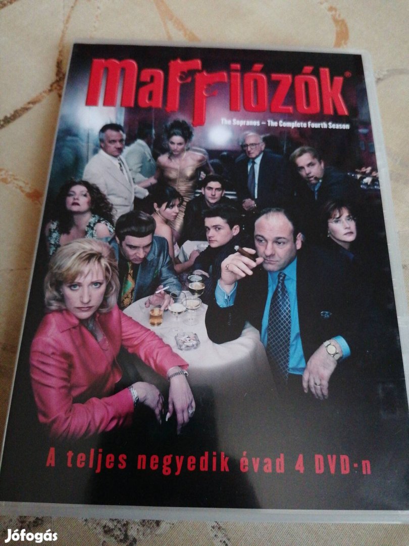 Maffiózók - The Sopranos negyedik évad 4 dvd 