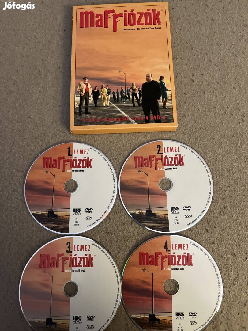 Maffiózók dvd 4 lemez