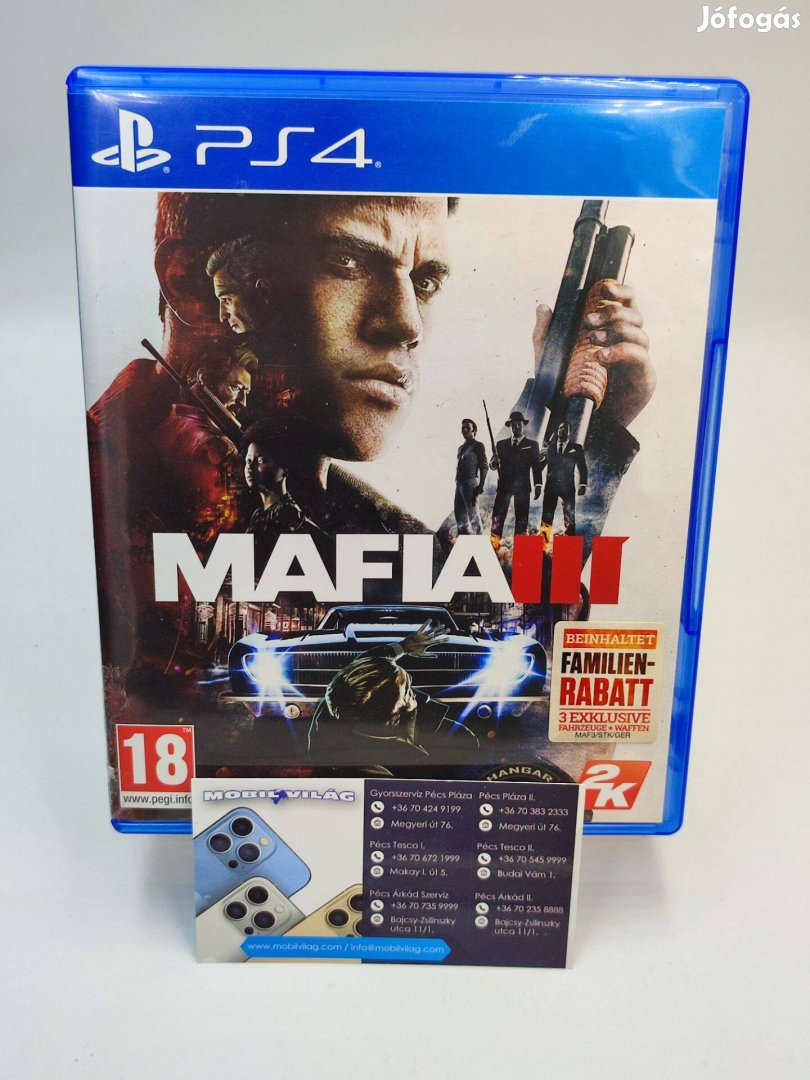 Mafia 3 PS4 Garanciával #konzl0100