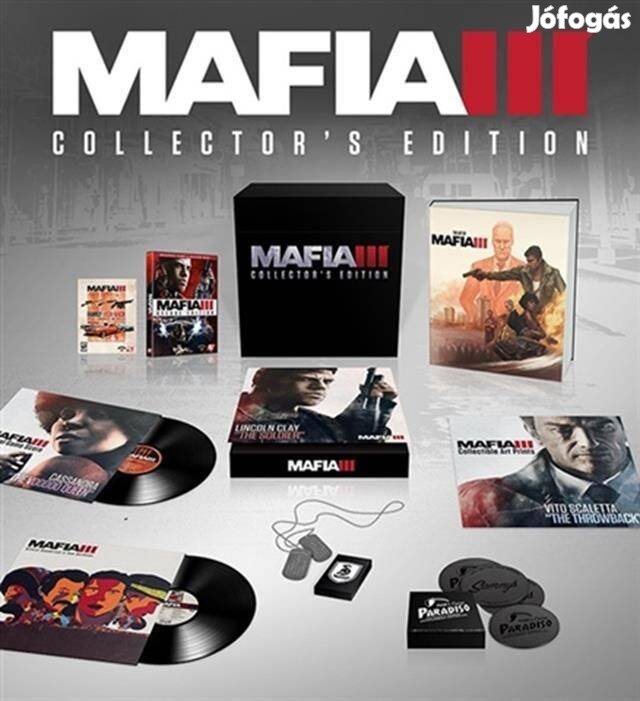 Mafia III Collector's Ed (Includes Vinyls+Dog Tags) PS4 játék
