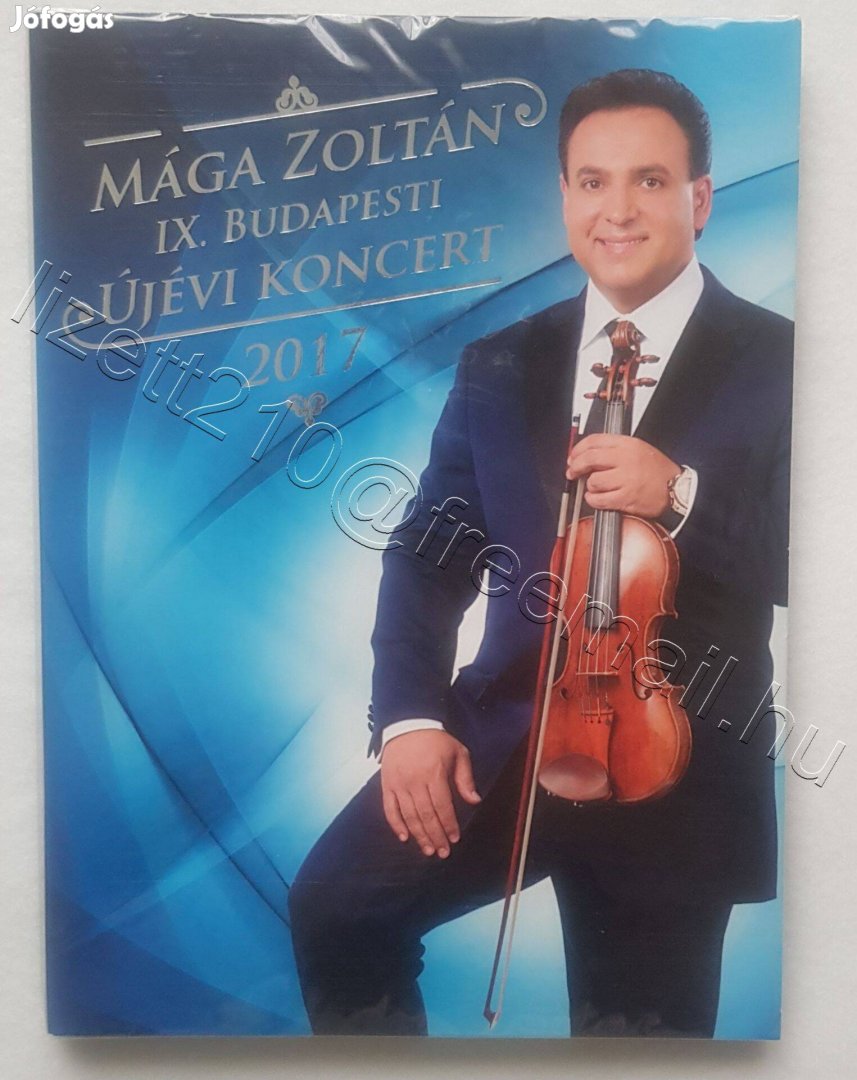 Mága Zoltán újévi koncert DVD bontatlan új A