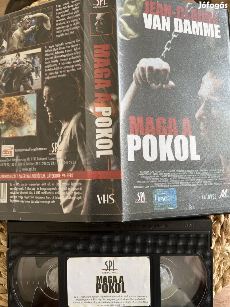 Maga a pokol vhs kazetta