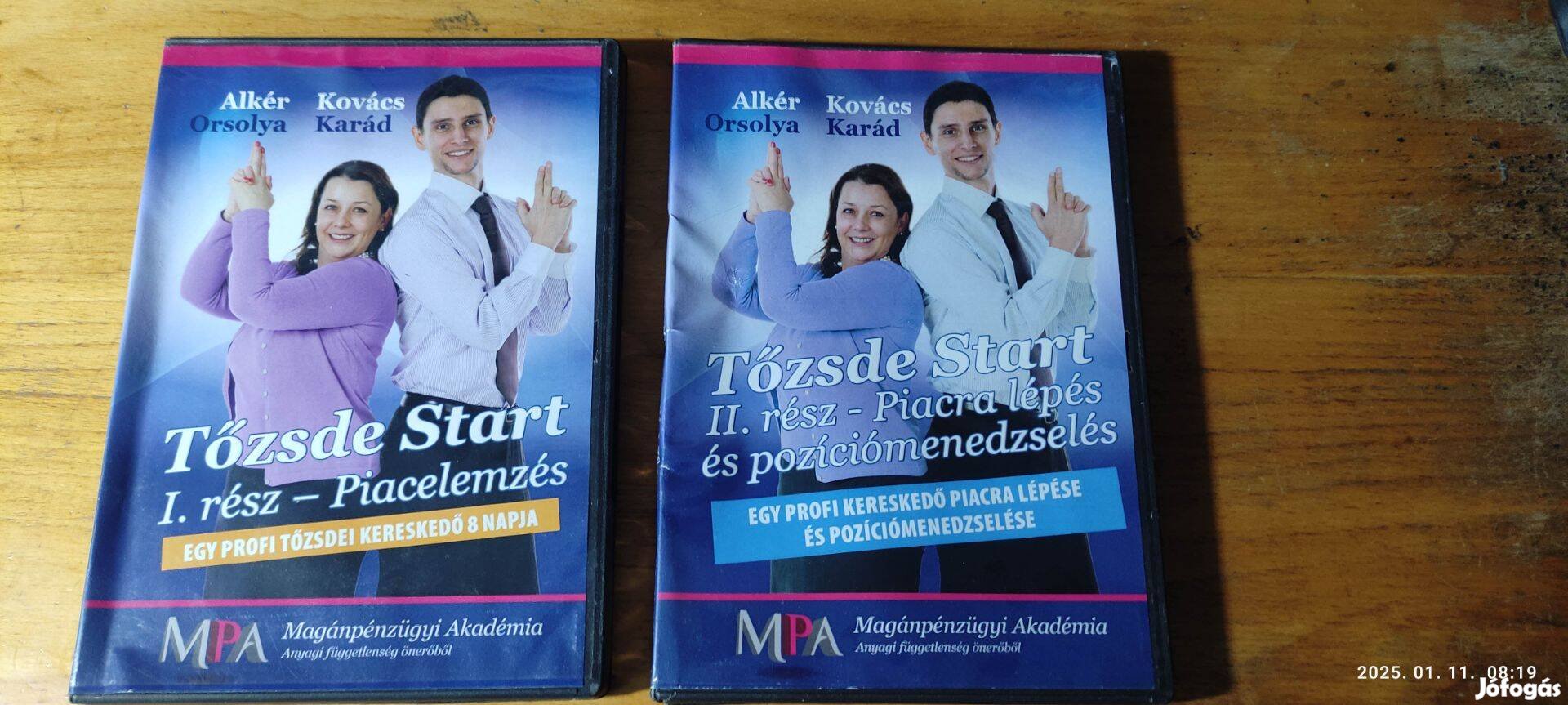 Magánpénzügyi Akadémia Tőzsde Start 2 CD-s csomag, új