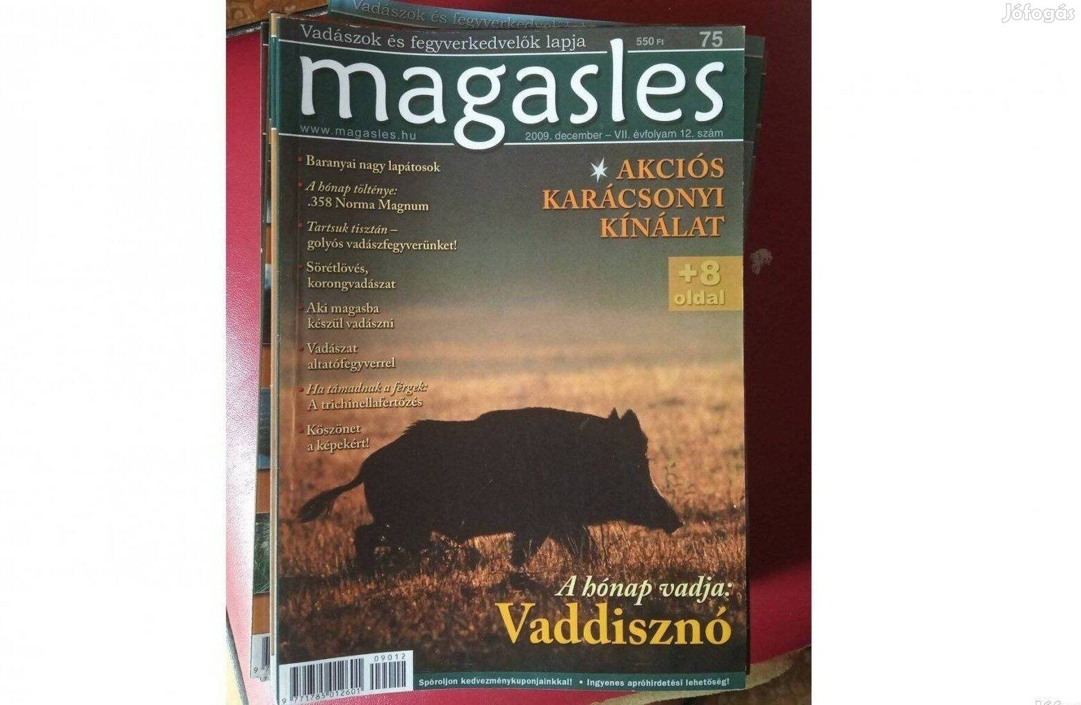 Magasles. Vadászok és fegyverkedvelők magazinja (kb. 30 darab)