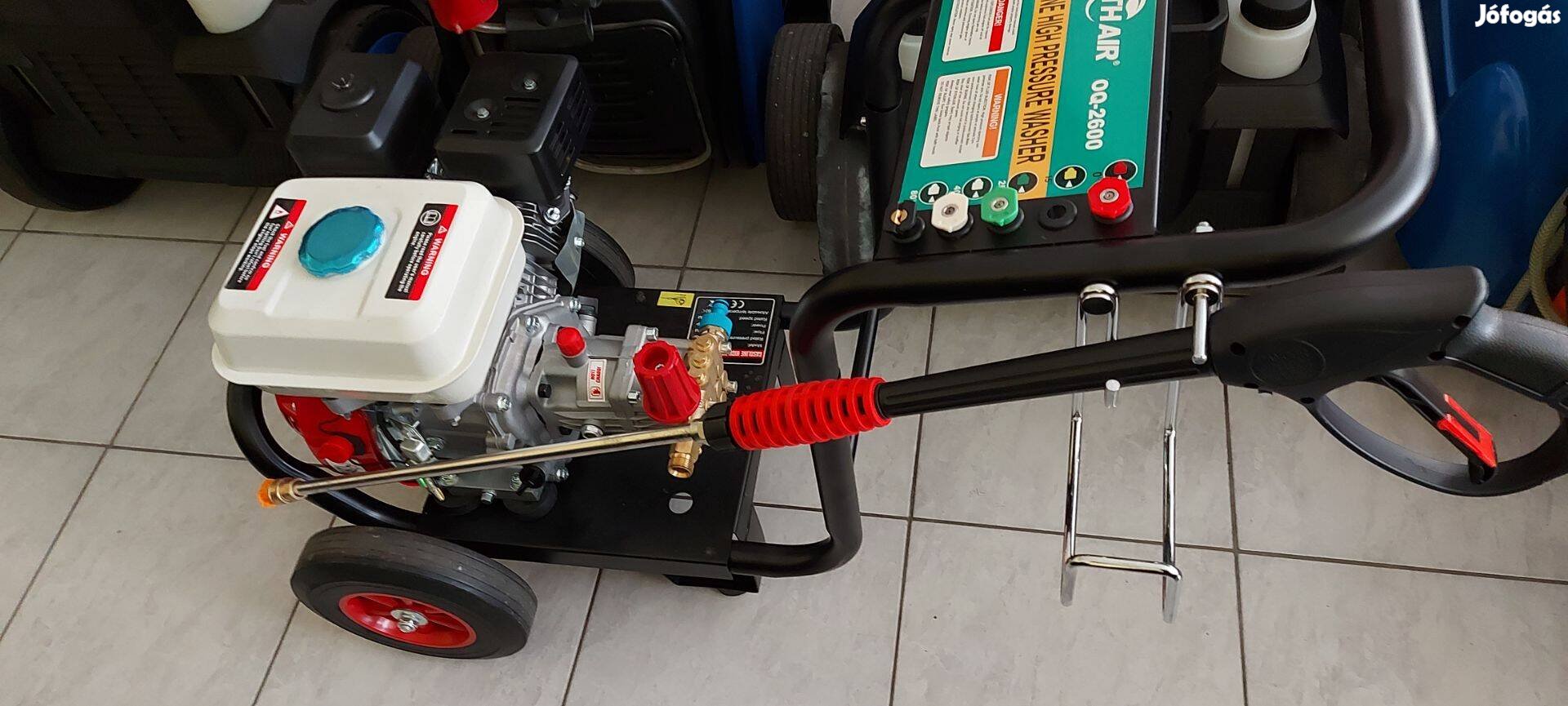 Magasnyomású mosó benzinmotoros egyedi saját építésű