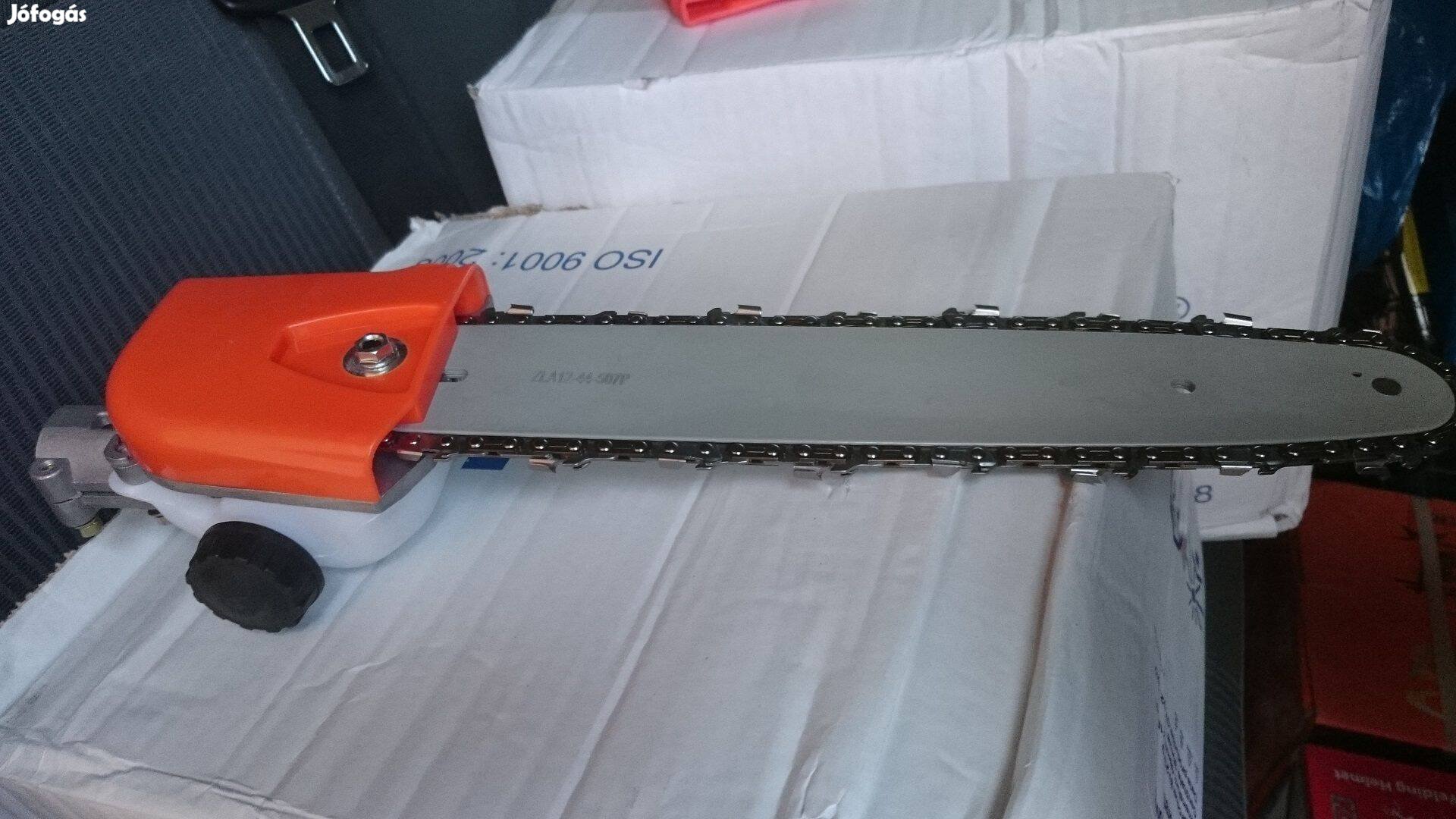 Magassági ágvágó adapter fűkaszához, fűrész adapter 9 bordás szárhoz