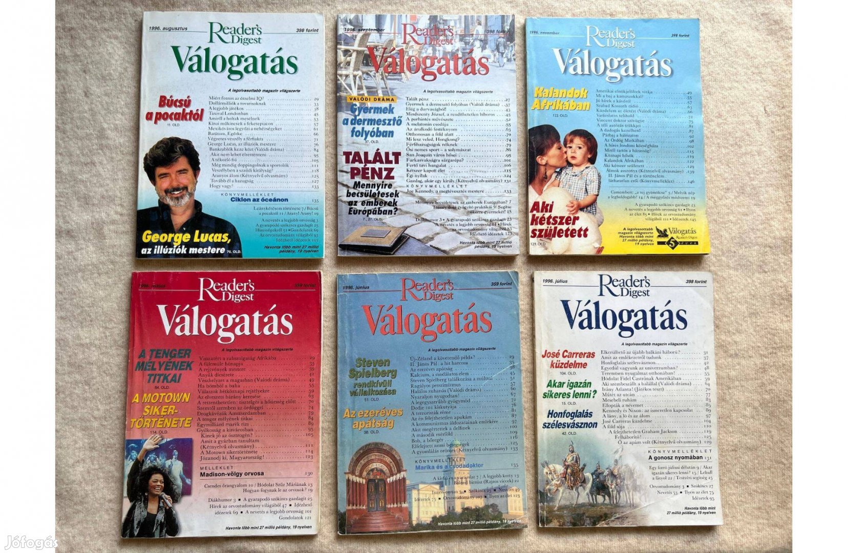 Magazin - Reader's Digest Válogatás 1996. évad 10 db