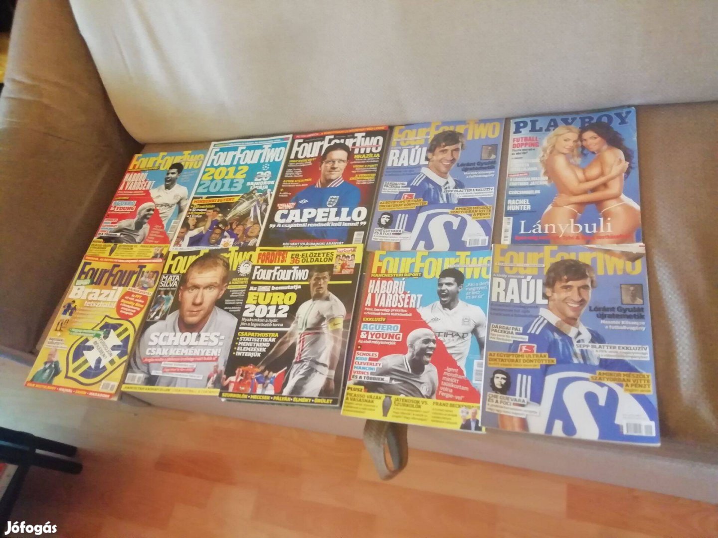 Magazin foci futball magazin 9db +1 Fourfourtwo magyar újság