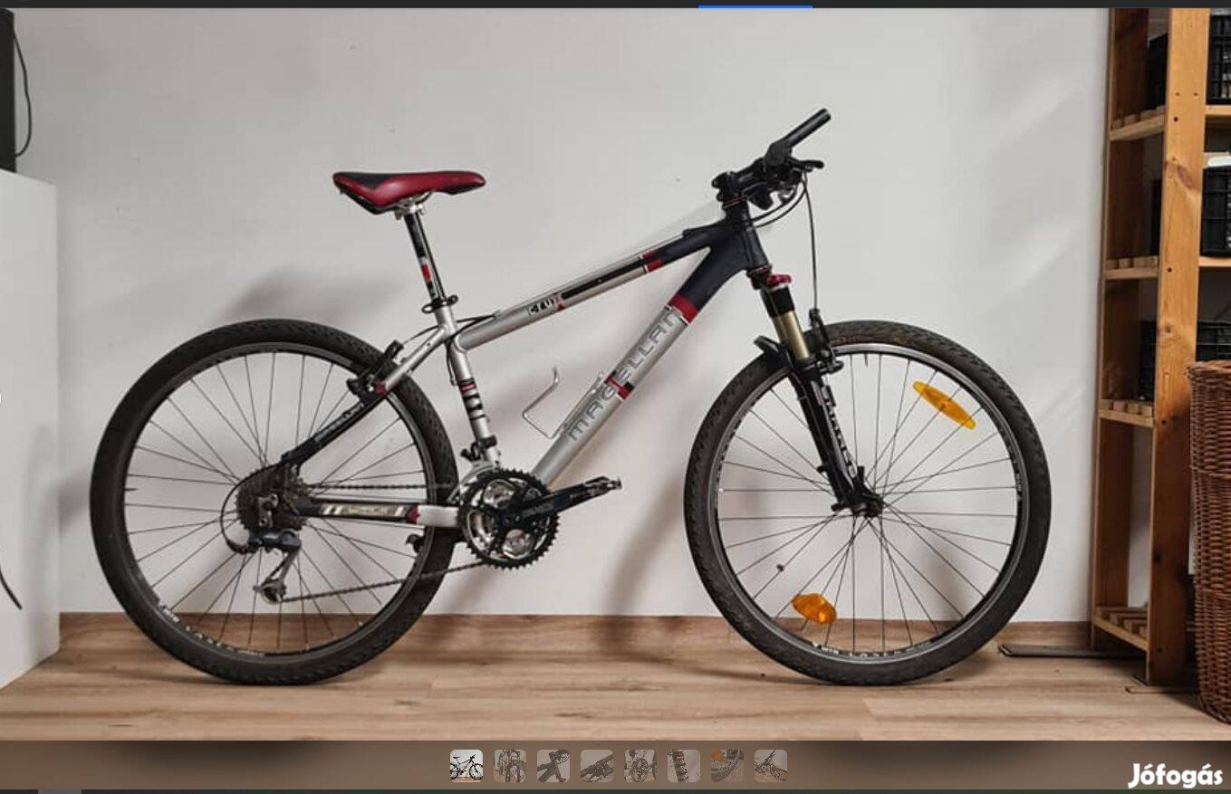 Magellan Crux 16" - tökéletes. Full Deore, levegős Manitou, Lockout