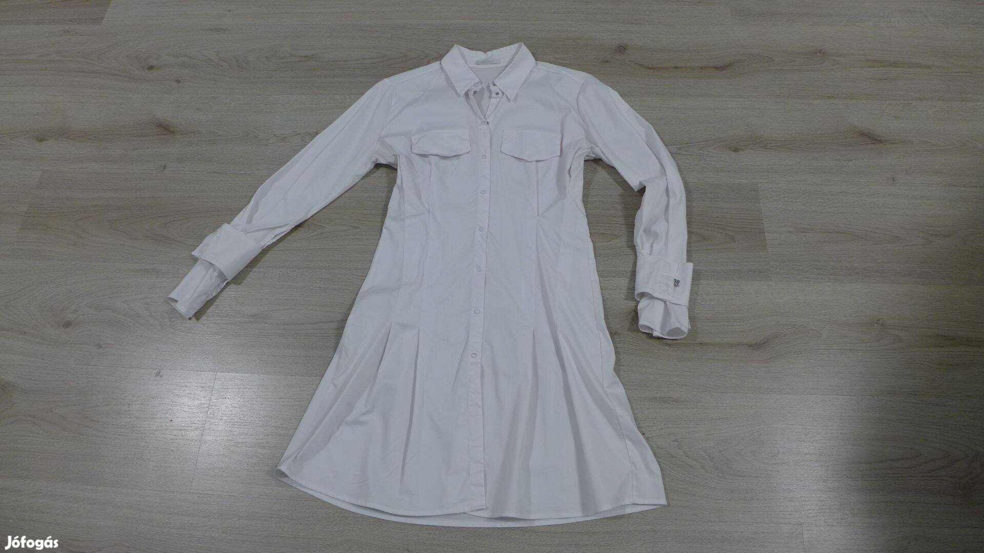Magenta fehér ingruha S1 Új