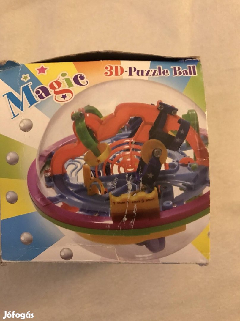 Magic 3 d puzzle ball 14 cm átmérőjü, logikai játék