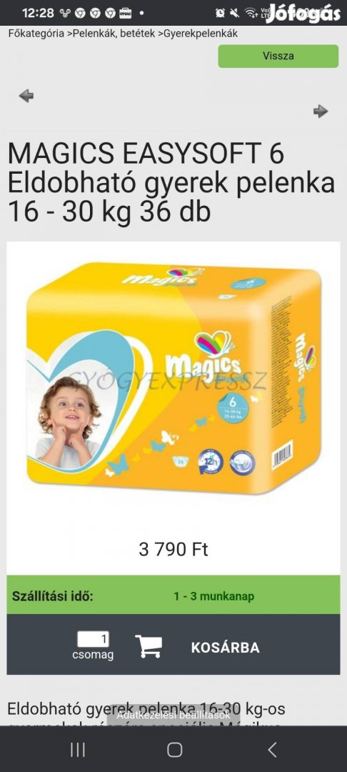 Magics pelenka