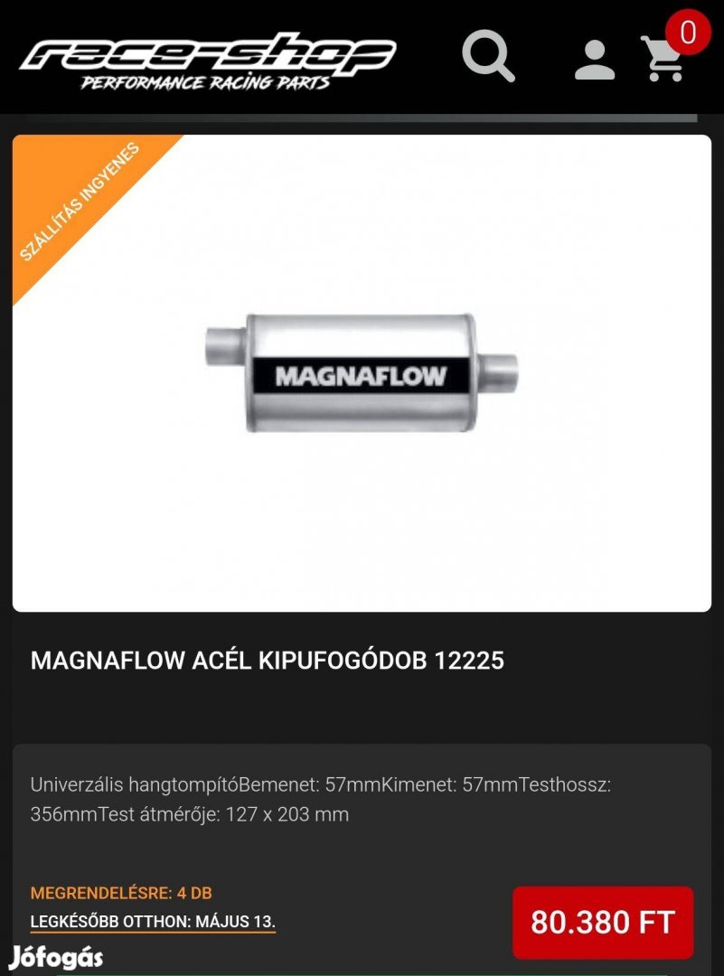 Magnaflow sportkipufogo