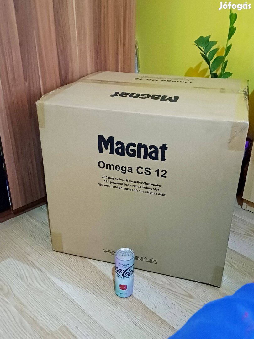 Magnat Omega CS 12 aktív 1150w zárt mélysugárzó eladó! Új, Bontatlan!