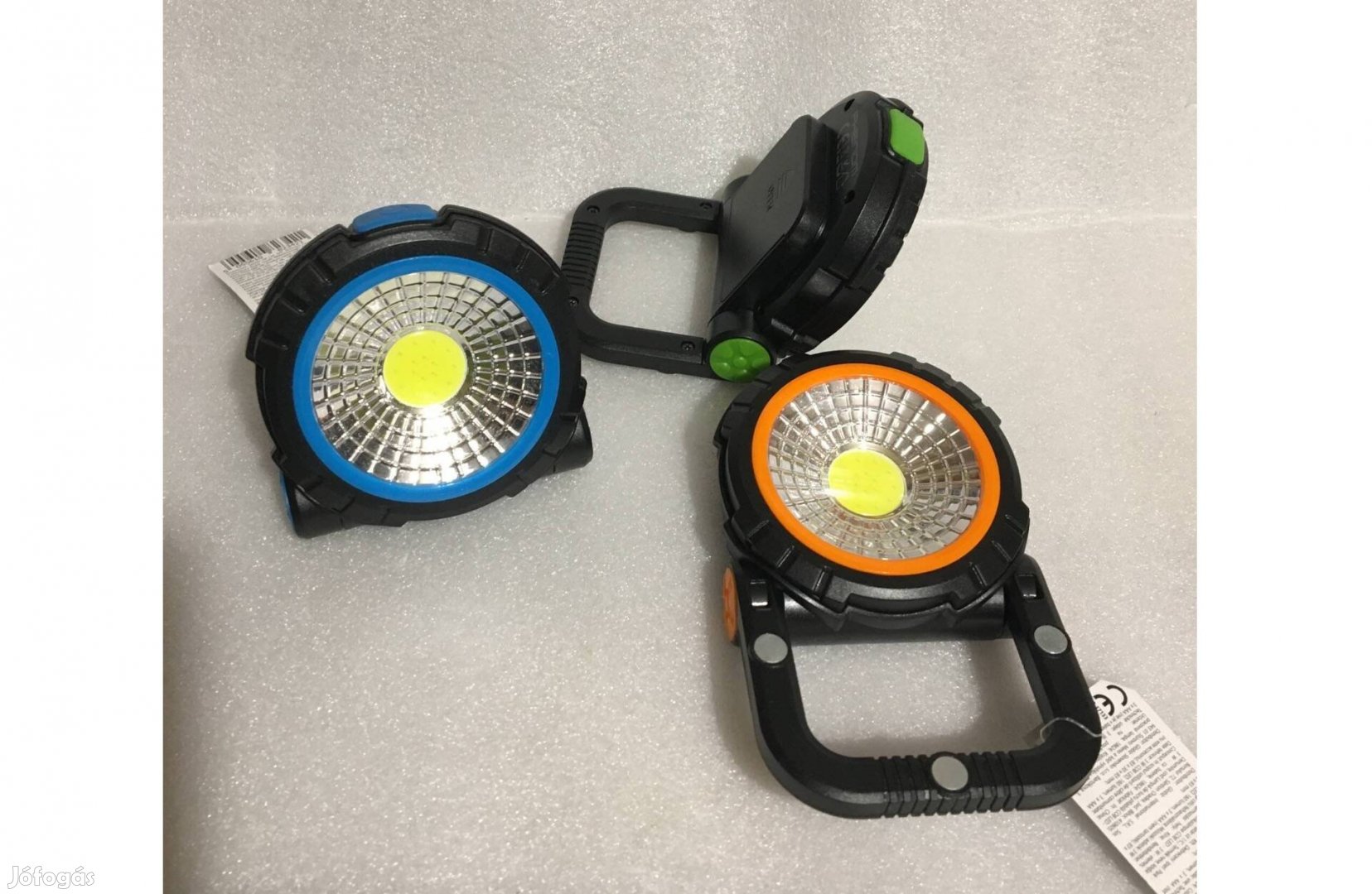 Mágneses Kinyitható COB LED Kétfunkciós munkalámpa és