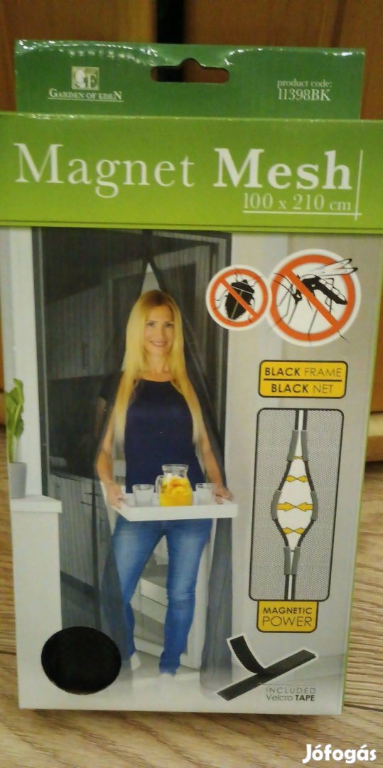 Mágneses szúnyogháló ajtóra, 100x210 cm-es, több színben,