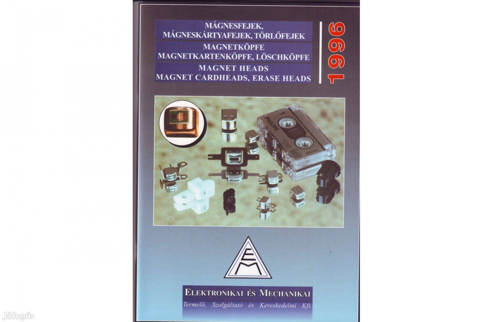 Mágnesfejek , magnófejek katalógus ,1996-os kiadás