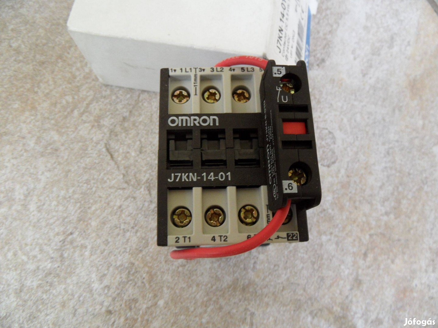 Mágneskapcsoló 5,5KW 24VDC Omron