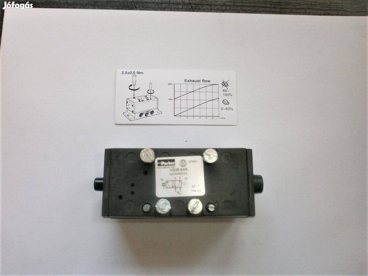 Mágnesszelep pneumatikus 5/2-es Parker Új ( 4634)