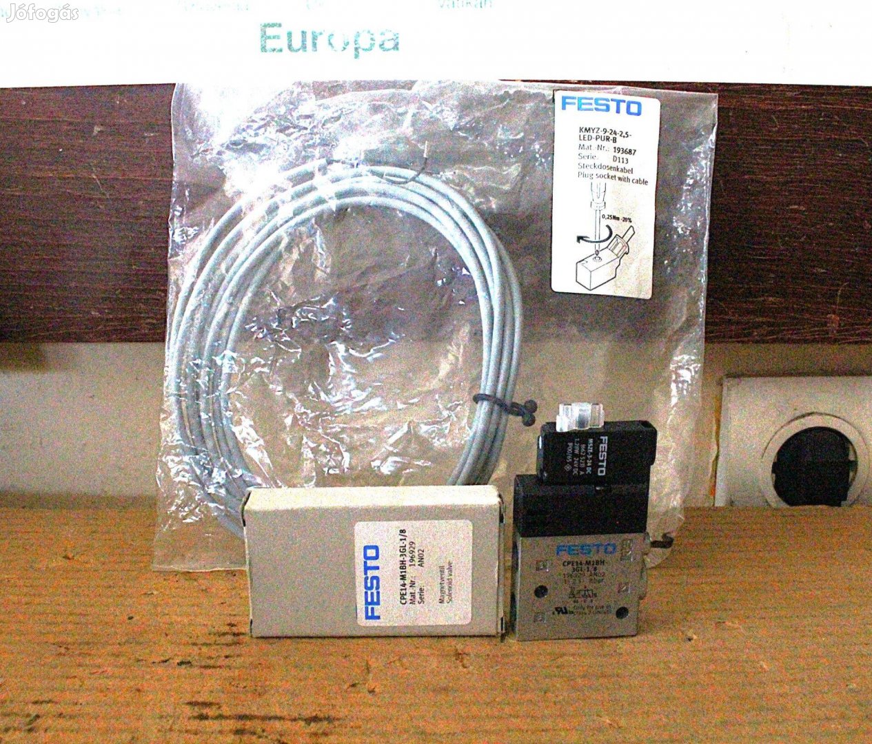 Mágnesszeleptömb pneumatikus 3/2 új Festo ( 7109 )
