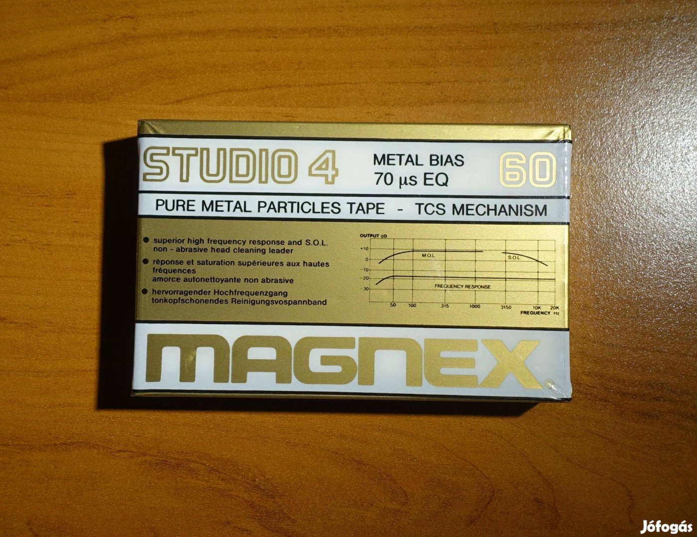Magnex Studio4 60 bontatlan metál kazetta 1980
