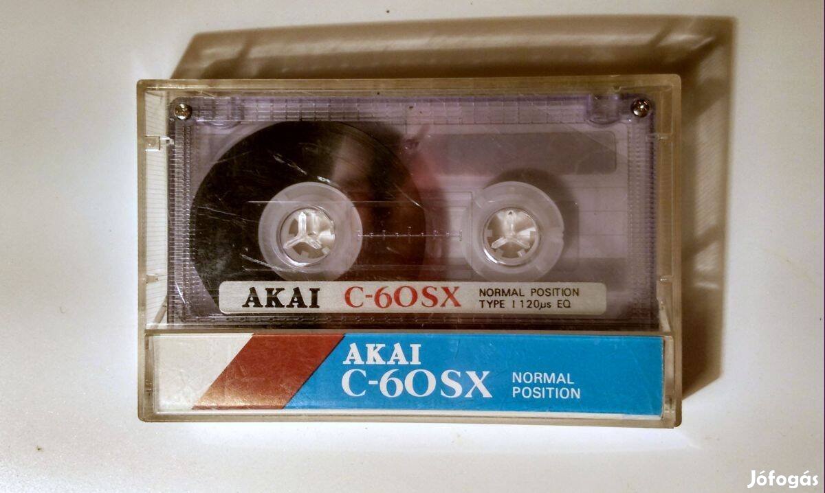 Magnókazetta (Ver.26) Akai C-60SX (teszteletlen)