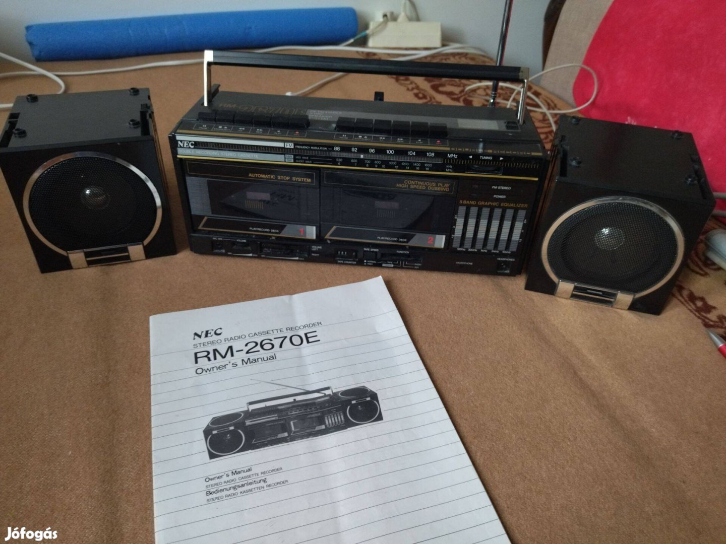 Magnós rádió NEC RM 2670
