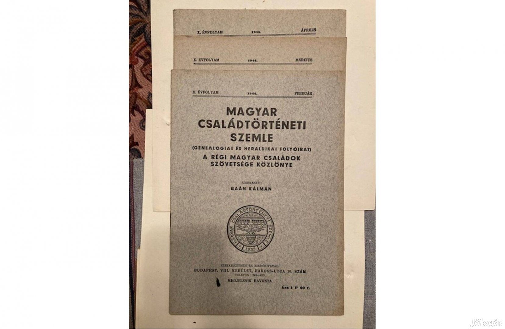 Magyar Családtörténeti Szemle 1944