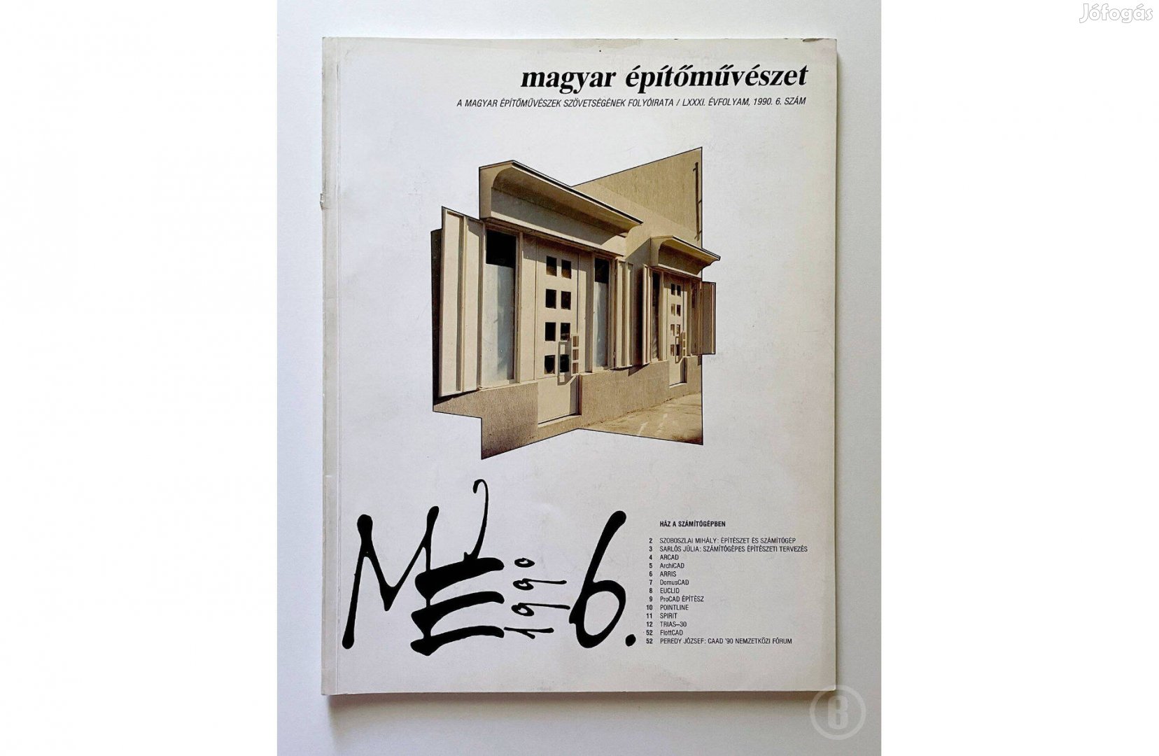 Magyar Építőművészet - folyóirat 19906 - - - Csak