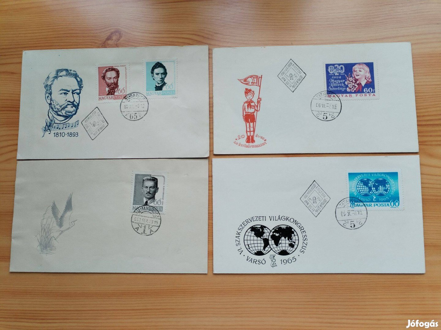 Magyar FDC régi 4 db II: