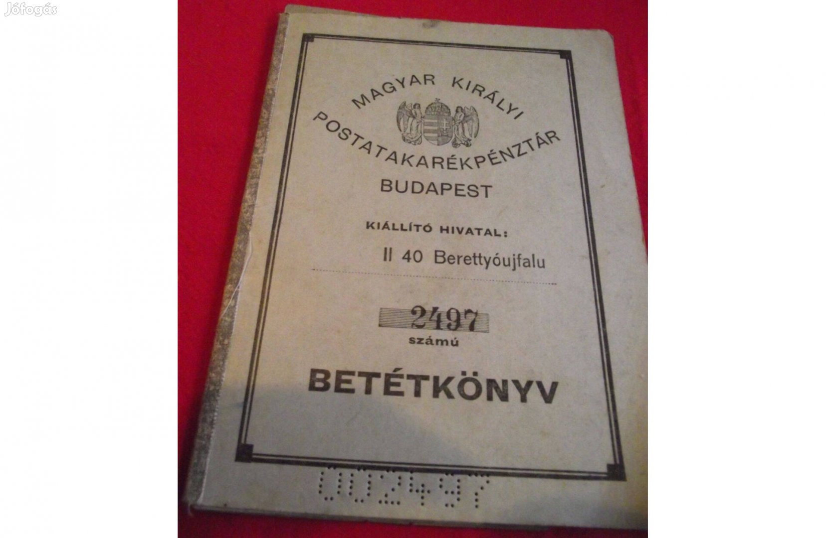 Magyar Királyi Takarékbetétkönyv