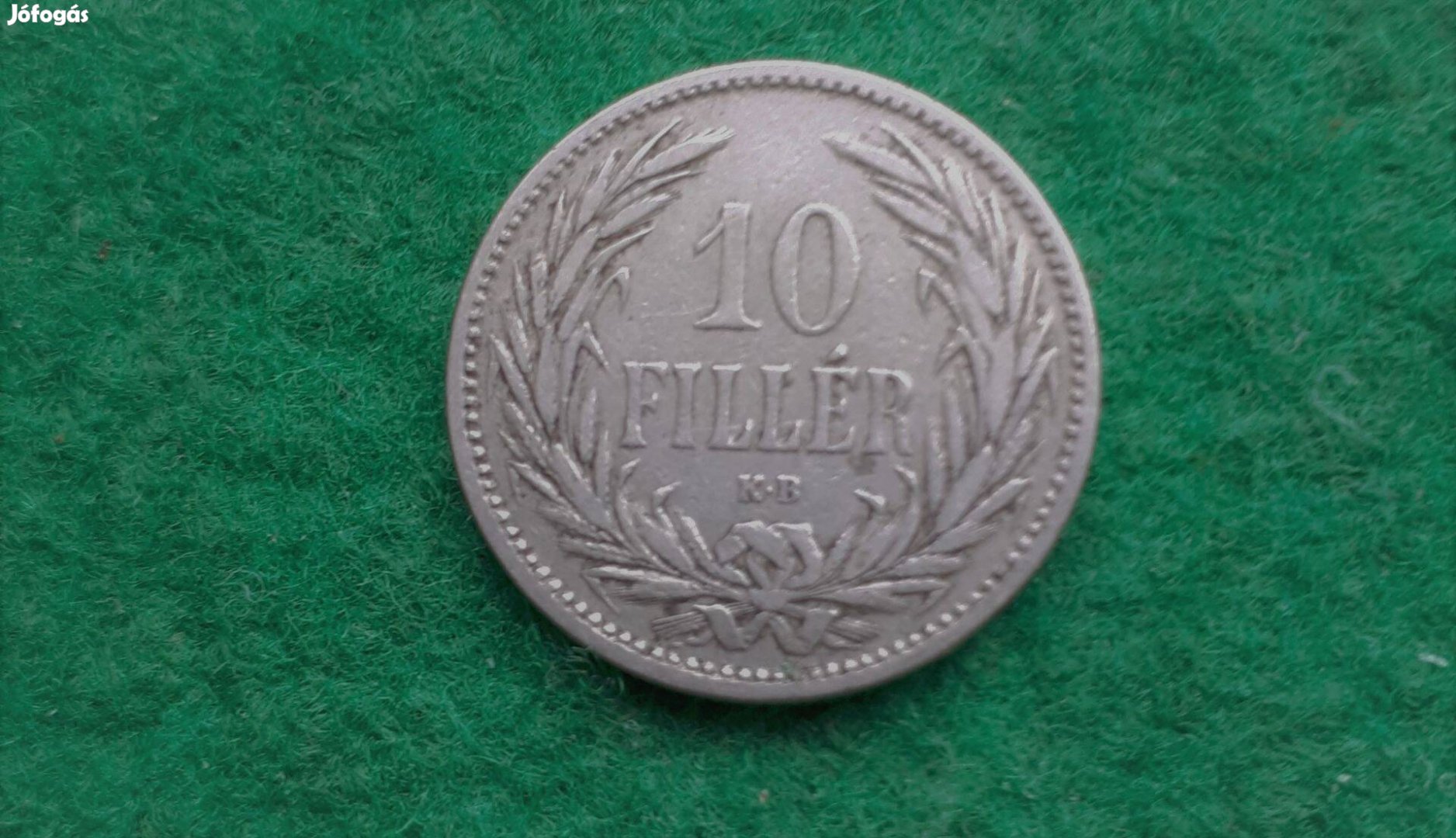 Magyar Királyi Váltópénz 10 fillér 1893